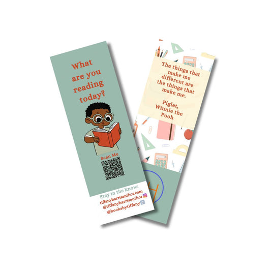 Reading Boy Bookmark - Add On only